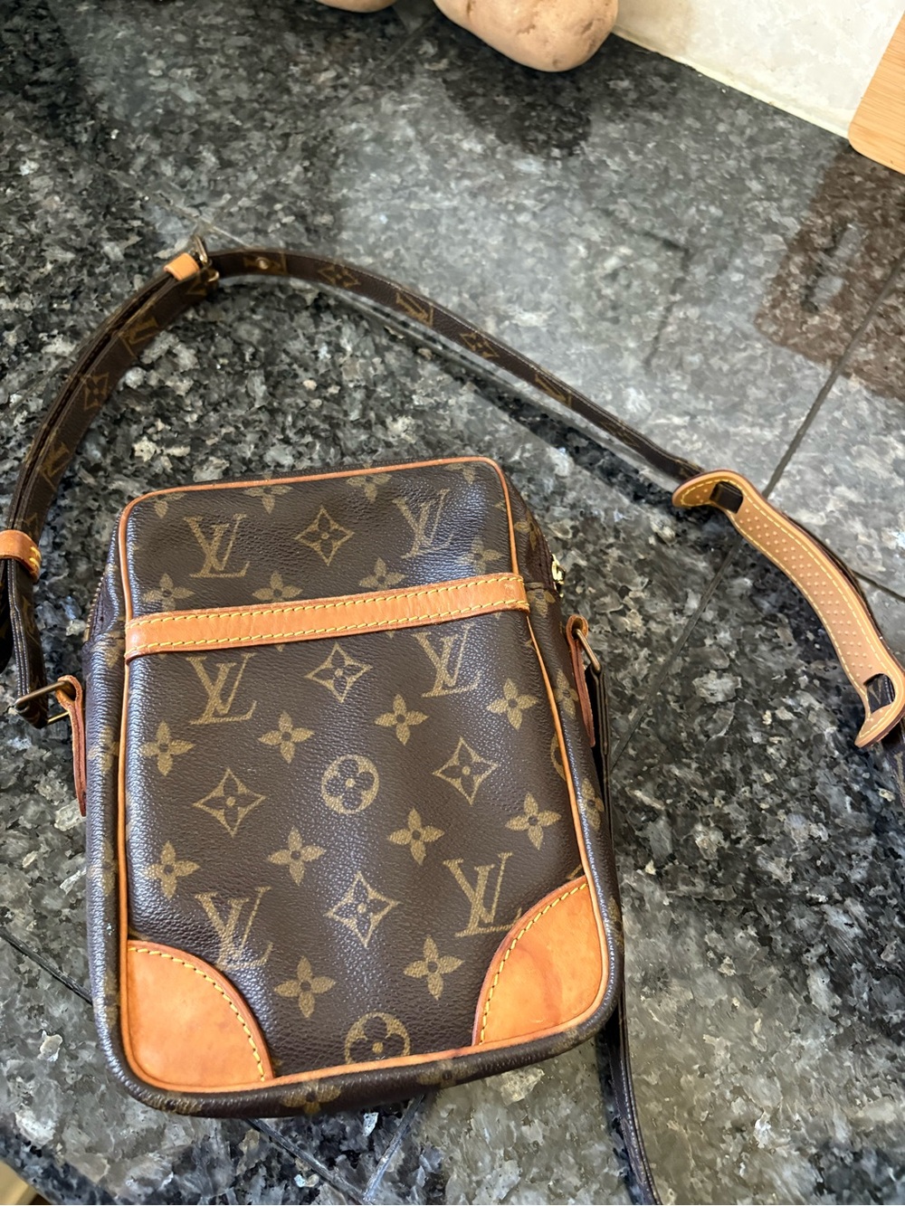 Louis Vuitton Brown Monogram Crossbody Bag